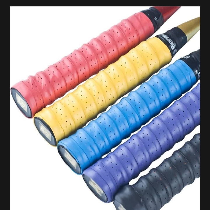 PACK OF 2 RACKET GRIP TAPE MULTICOLOURS
FOR BADMINTO, TENNIS, SQUASH