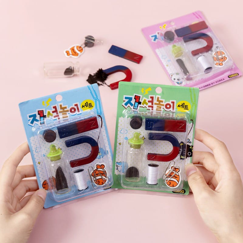 9Pcs Kids Magnetic Experiment/Toy Play Set
