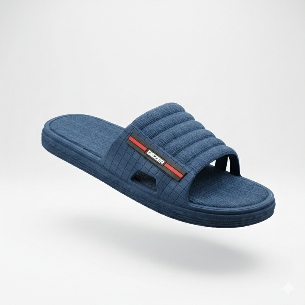 Mens Fashion Slippers & Flip Flops Casual Deluxe Rubber Slides for Men