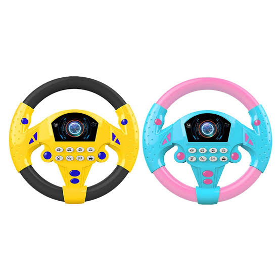 Interactive Learning Steering Wheel Toy for Kids with Sound & Signal Lights, Unisex Educational Car Driving Simulator, Suitable for Ages 3-7 image 3