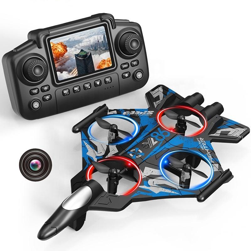 Fighter Jet Remote Control Airplane Toy for Kids | RC Fighter Jet Plane with Lights & Long Range | 360 Flip Stunt Roll & Rechargeable Remote Control Aircraft