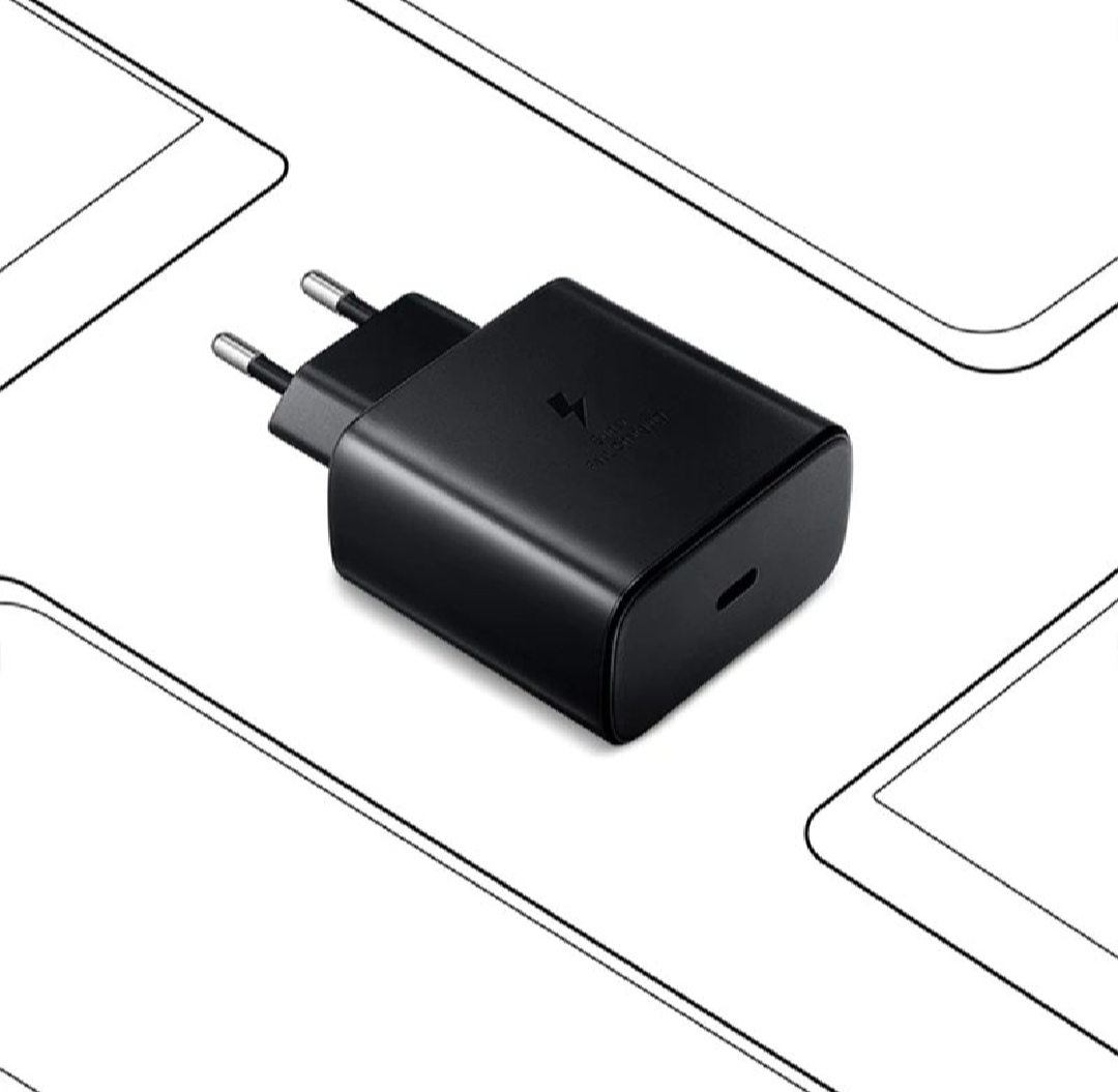 Original 45W Samsung Super Fast PD Charger USB Type-C For Galaxy S24,S23,S22 ,S21,S20 , Ultra S10,S9....,Note 10,Note 20+ _Quick Super Fast PD Adapter & Type C Cable _ Also Support All Android Phones Google pixels