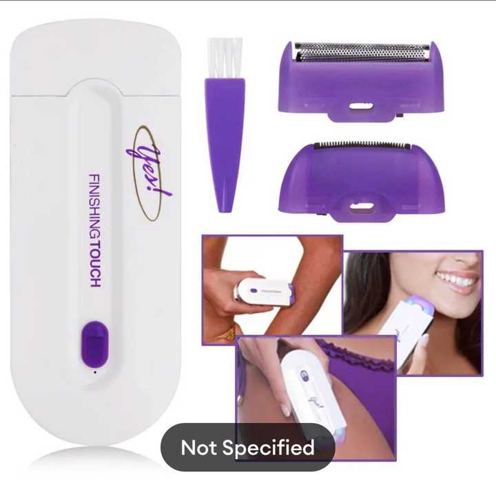 Rechargeable Finishing Touch Hair Removal Machine | Electric Facial Hair Remover | Portable Hair Removal Trimmer for Women | USB Rechargeable