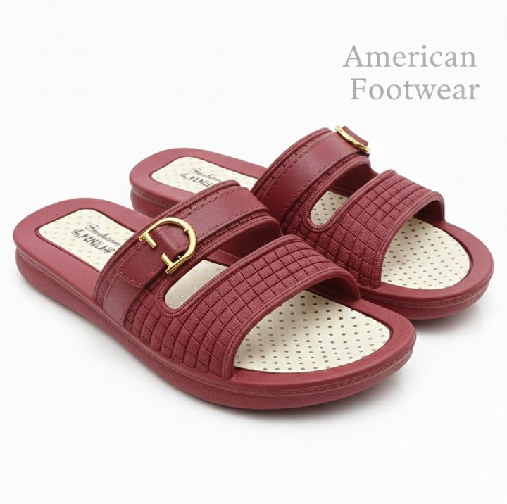 Dual Adjustable Buckle Flip Flops Women Best Stylish Dual Step Crocodile Design Flip Flops