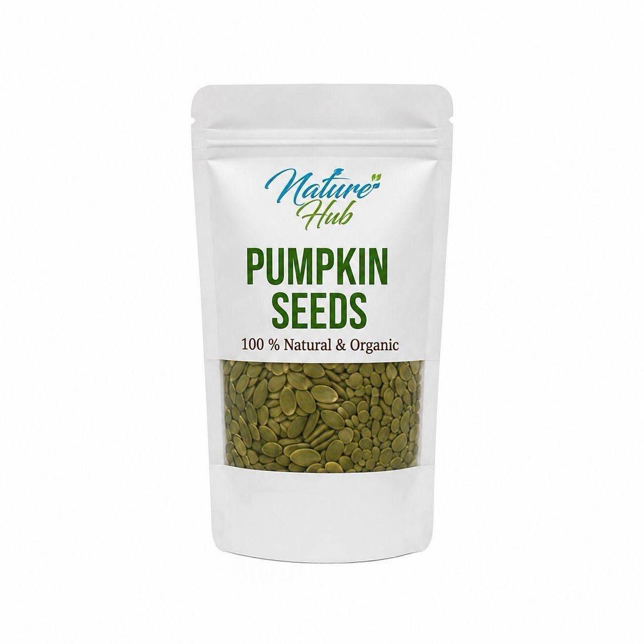 Organic Pumpkin Seeds (Pepitas) | 100% Natural Raw Pumpkin Kernels | Healthy Snack | Rich in Protein, Fiber, Magnesium & Zinc | 50g / 100g / 250g / 500g / 1kg