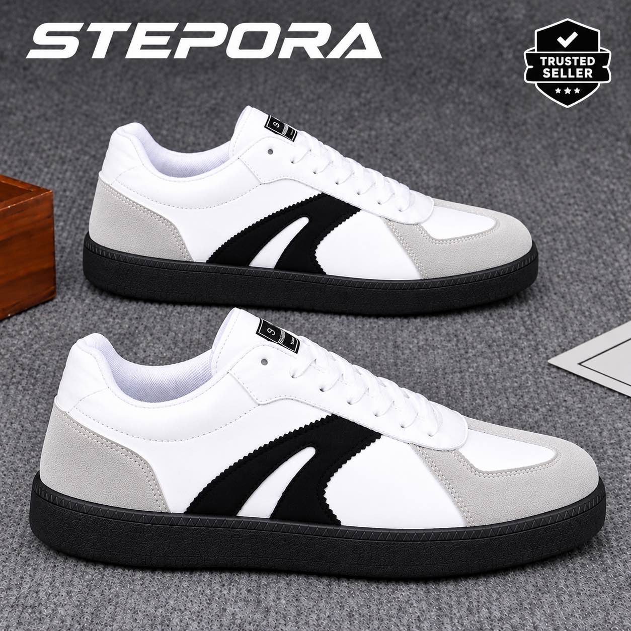 New Premium Sneakers for Men & Women | Stylish White Black Shoes for Boys & Girls | Unisex Fashion & Sports Shoes | Comfortable Everyday Footwear | Men Sneakers | Stylish Sneakers for Men & Women