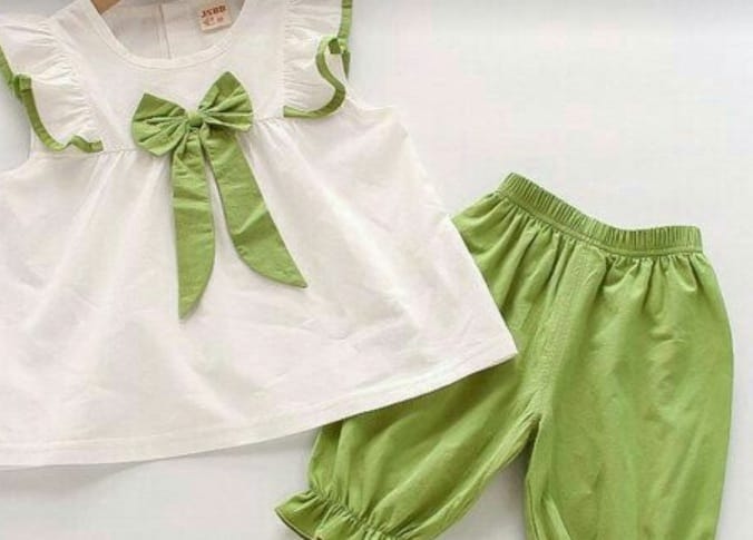 sweet baby girl dress bow style