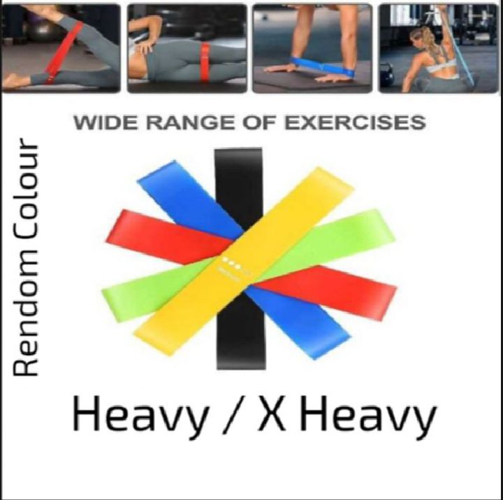 Exercise Band Resistance Band Workout Fitness rubber loop Latex Yoga Gym Strength
