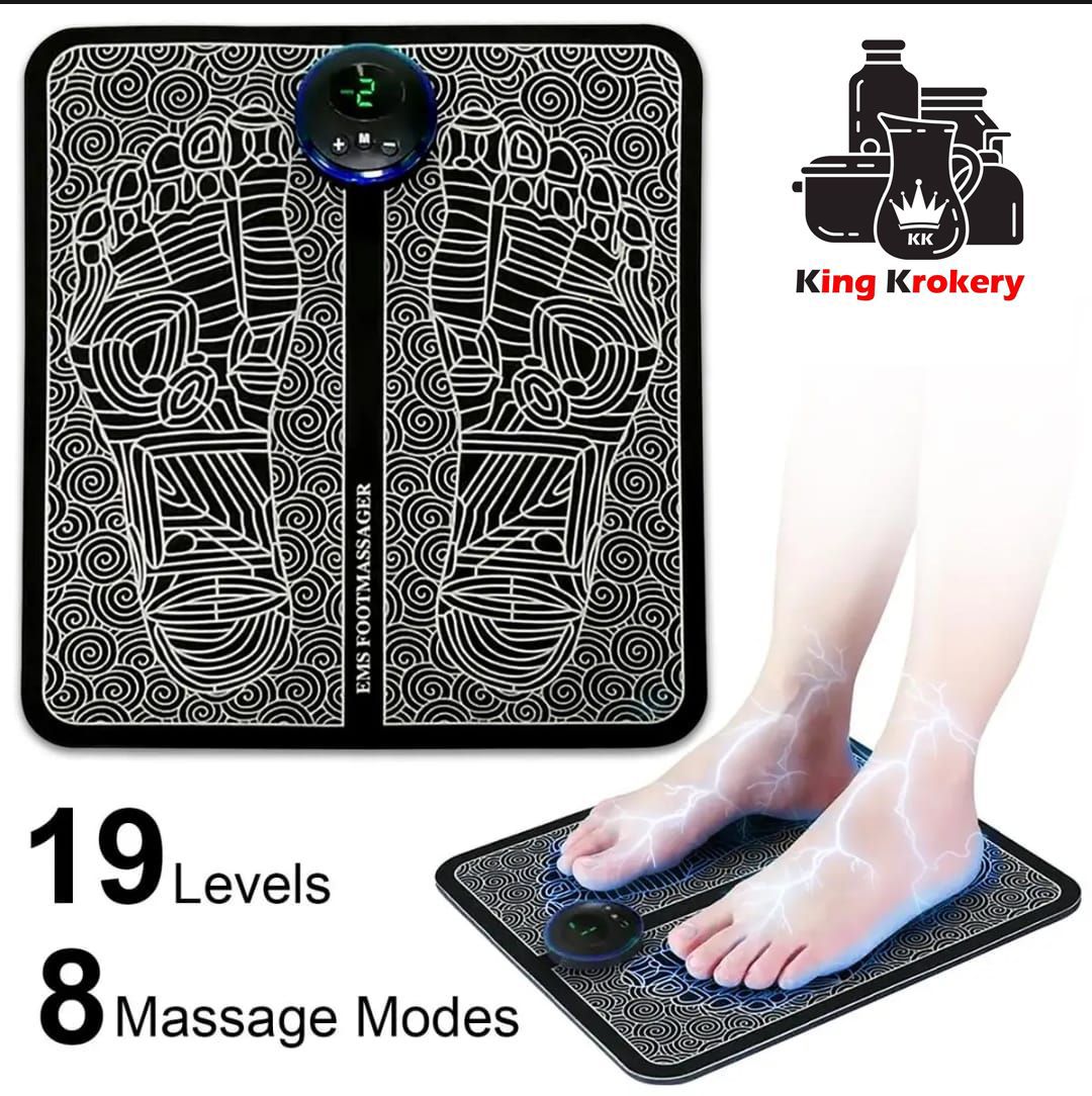 EMS Foot Massager Mat EMS Leg Reshaping Pad Rechargeable