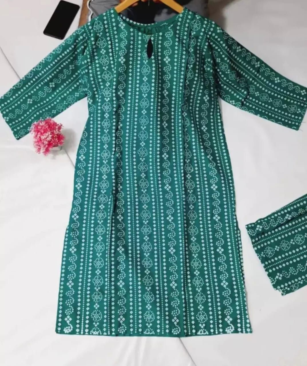 Stylish collection Chunri 2 PC stitched dress for women and young girls