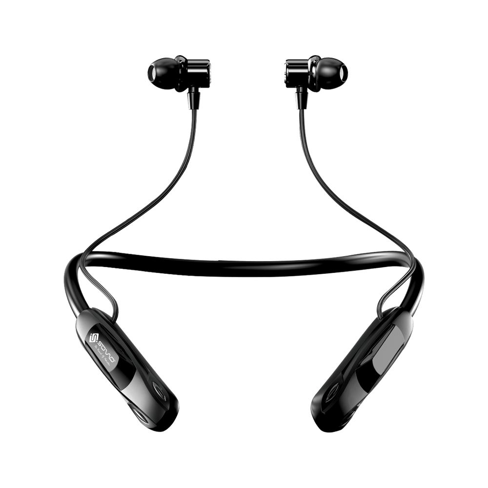 SOVO URBAN SNB-425 MAGNETIC TOUCH NECKBAND Sovo SNB-425 Neckband | HD Sound | 60H Battery | Magnetic Control | Voice Change | V5.3 Bluetooth