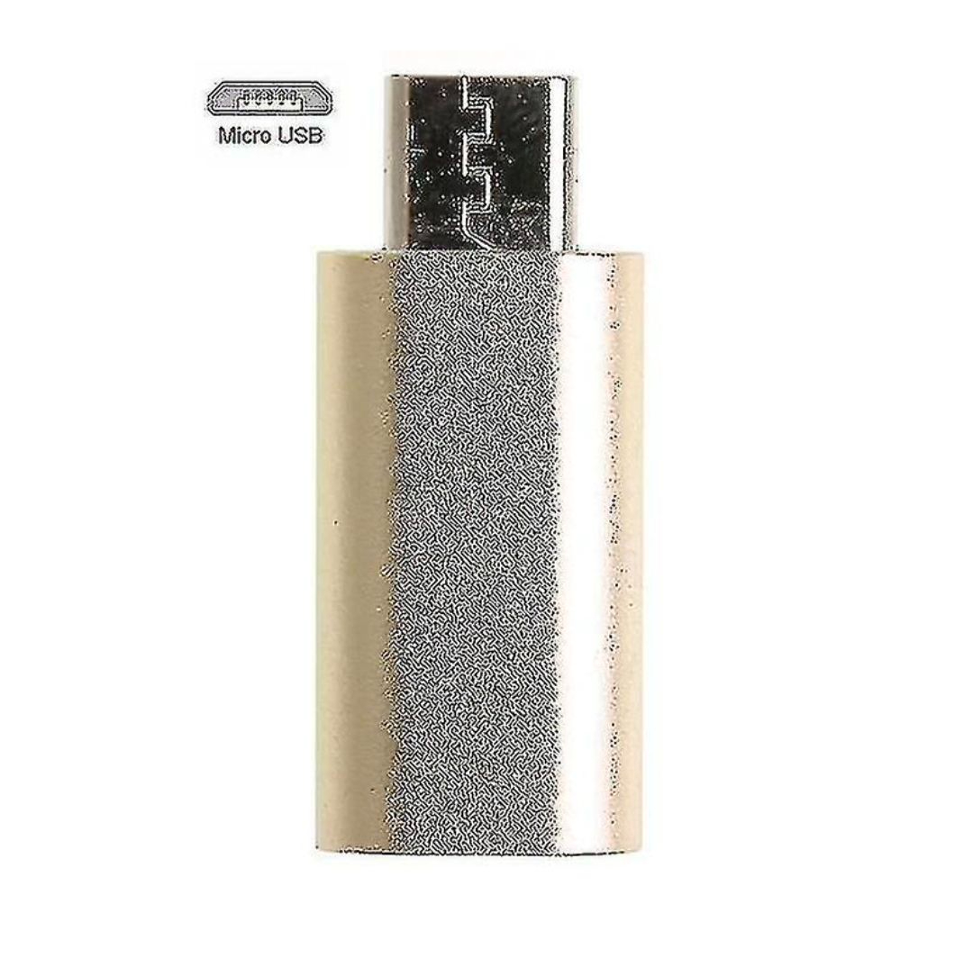Type-C To Micro-USB Data Adapter Converter High Quality Aluminum Frame , Female Micro USB to USB 3.1 Type C Male Adapter Converter Connector For Phone Charging And Data Transfer
