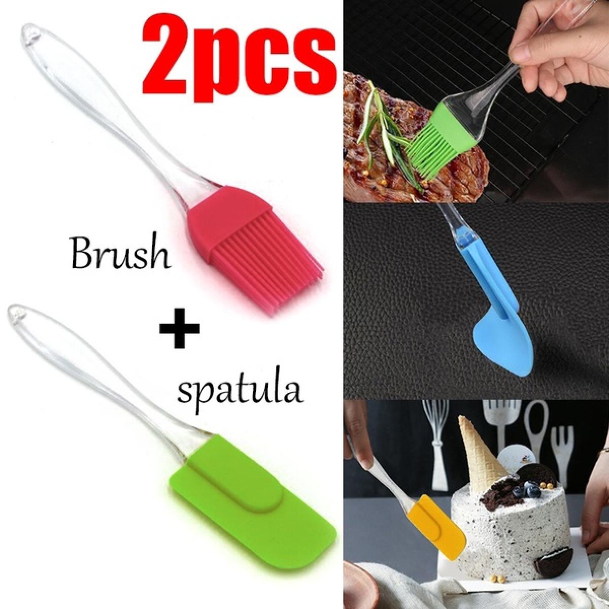 Spatula & BBQ Oil Brush Set