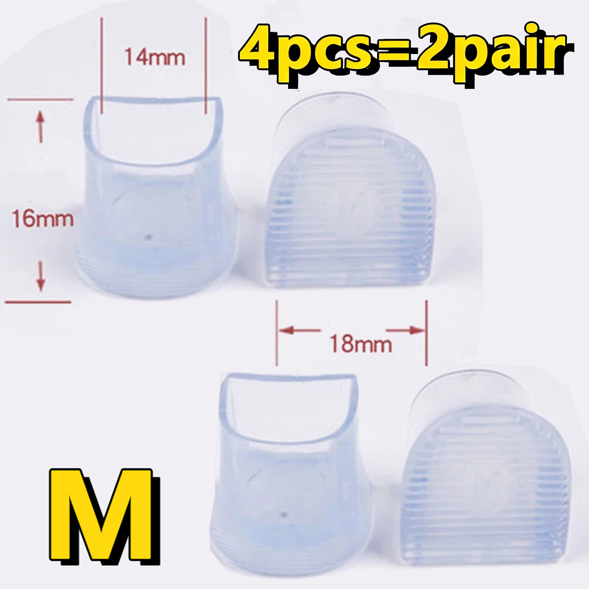 2/5/10Pairs Silicone Heel Protectors Stoppers Latin Stiletto Dancing Cover Antislip High Heeler Bridal Wedding Shoes Accessories