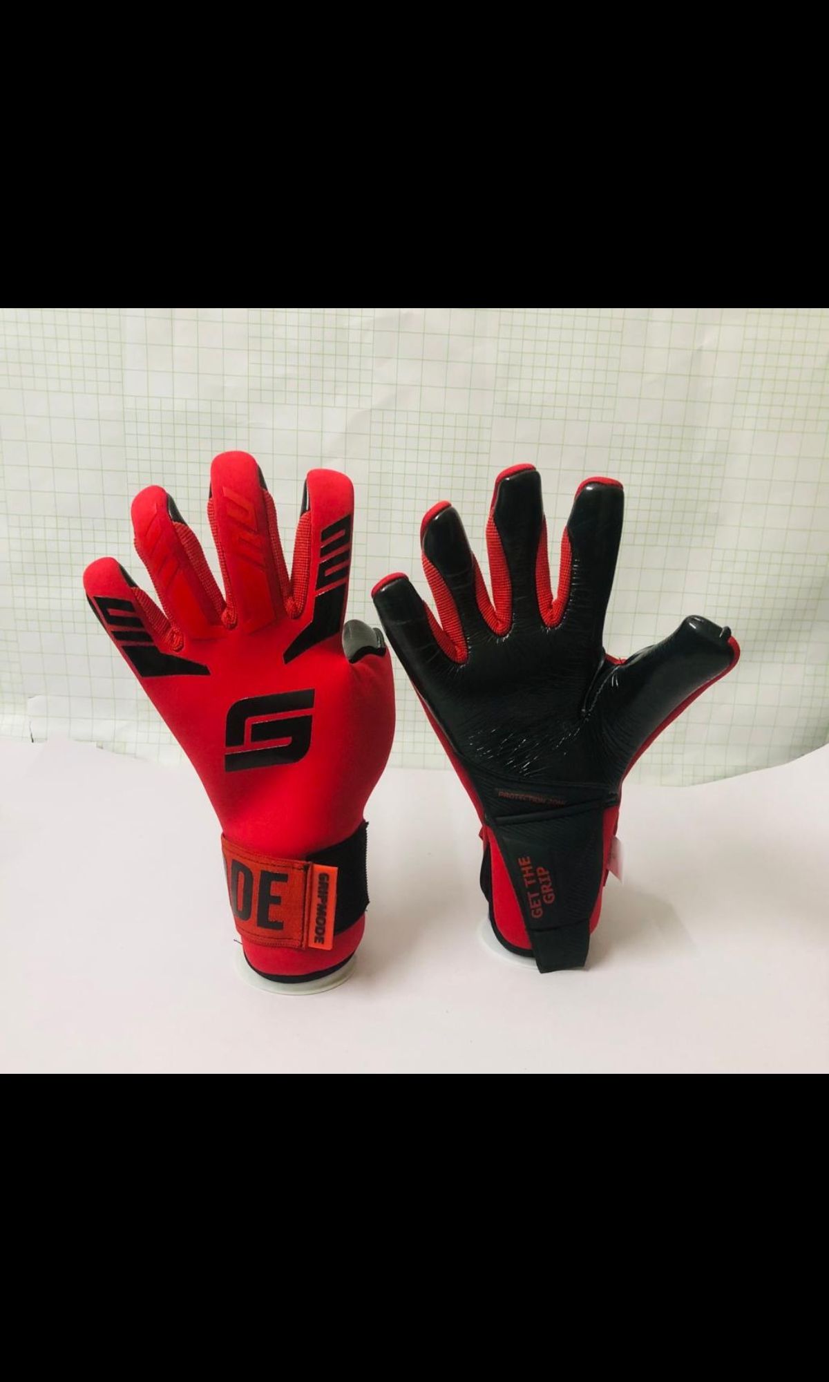 Goalkeeper gloves/ size:6 to 10/get the grip/ Gripmode High quality gloves/  German latex best gloves in the pakistan | Daraz.pk