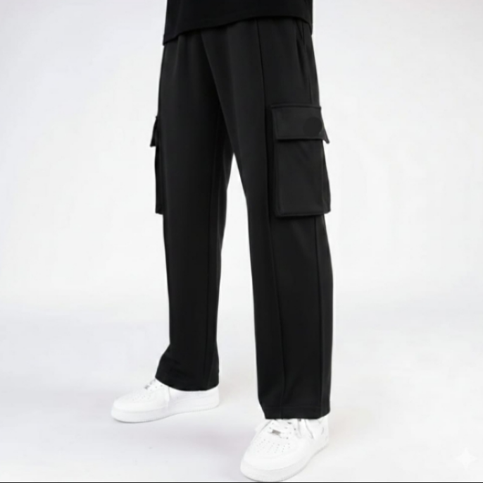 Grey Cargo Pocket Trouser