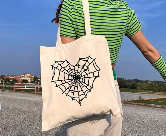 Tote bag, Hand painted tote bags , tote bags for girls, tote bags for university, tote bag for shopping, beautiful, trendy, eco friendly tote bag