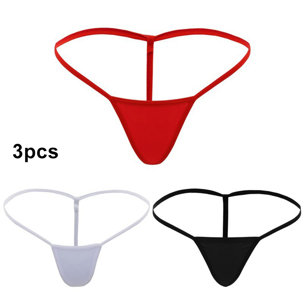 1/3PCS Women Ladies  Thongs G String Tanga Panties Seamless Ultrathin Women's Panties