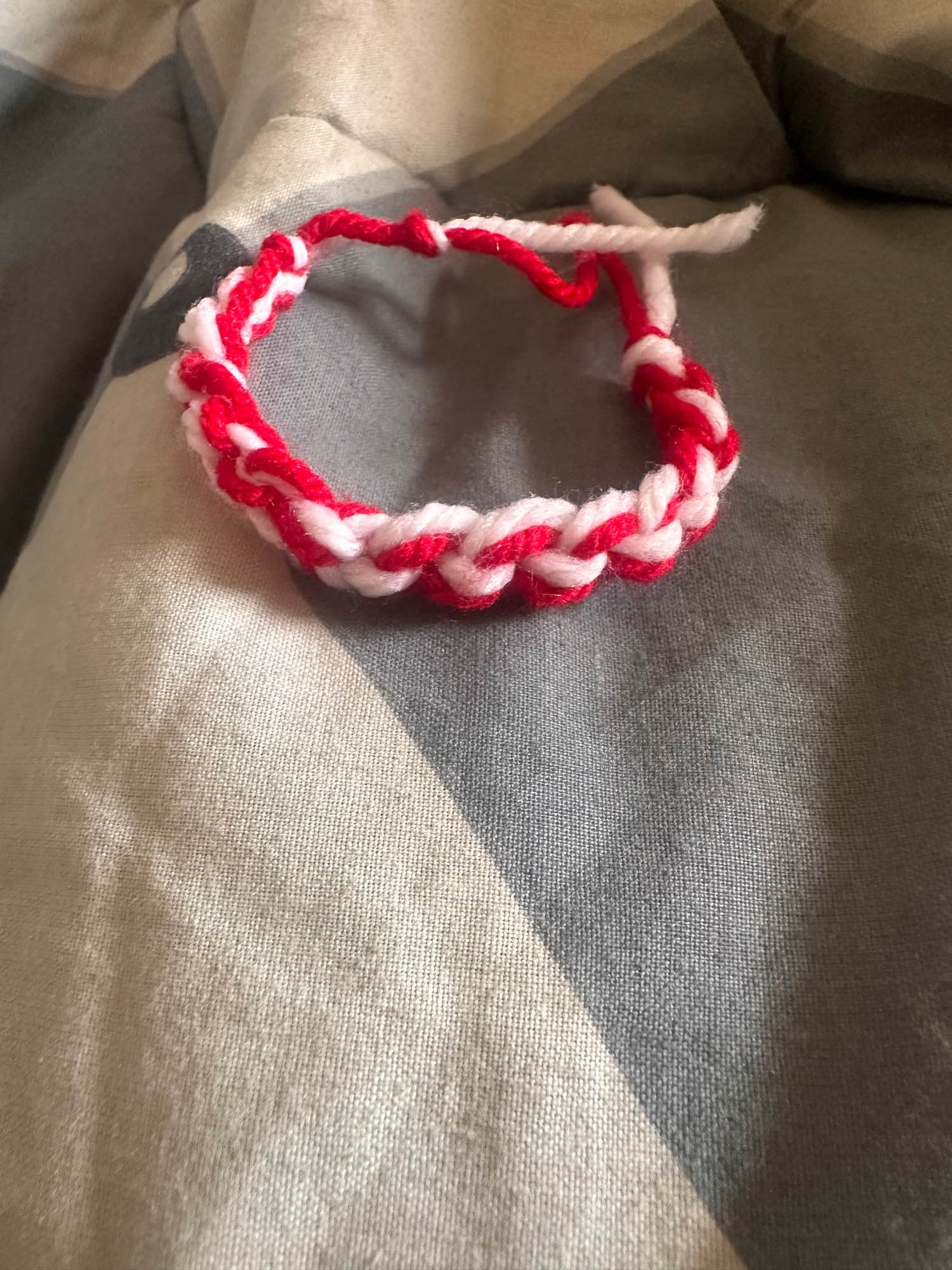 Crocheted bracelet [u can customise the bracelet n chose ur own colours]