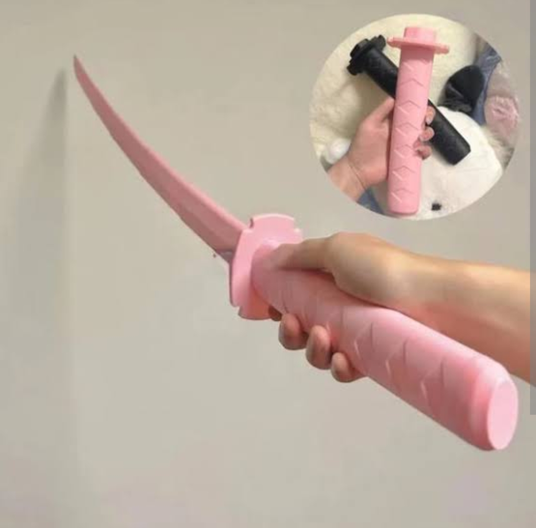 Retractable Toy Sword with Push Mechanism – Smooth Open Action Cosplay Sword | Kids Safe Play Sword