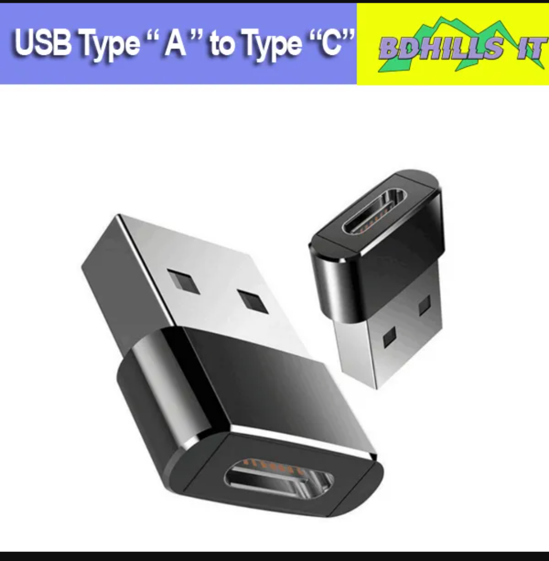 USB C Adapter USB A Male to USB Type C Female Connector Type-c Adapter | OTG Type C Female To USB A Male Converter
