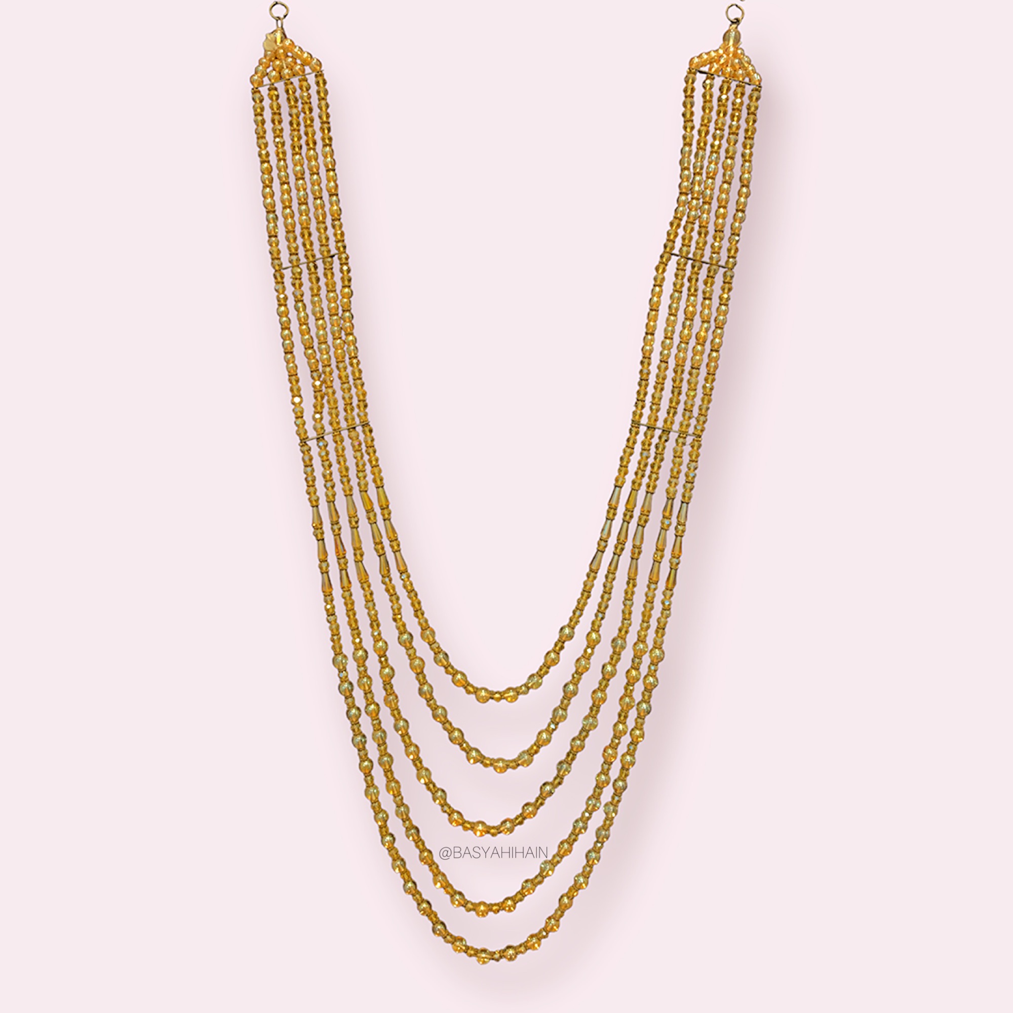 5 Layer Bridal Rani Haar For Wedding & Party Events Available In Different Variants