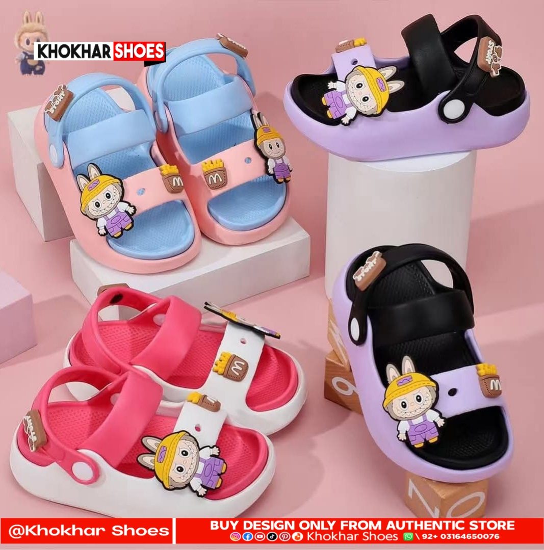 New Lightweight Double Sole Cushion Comfy Slippers for Kids – Summer 2025
Soft EVA Anti-Slip Cartoon Shoes for Boys & Girls (9 Months to 4 Years)