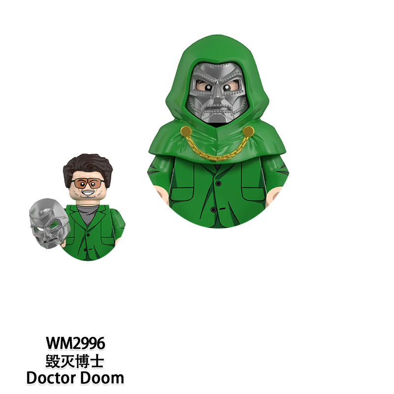 Doctor Doom Building Blocks 2026 Marvel Bricks Mini Action Figures Model Kits Toys  For Kids Children Party Favors