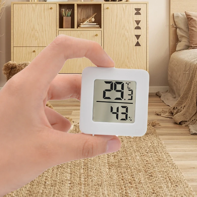LCD Digital Thermometer Hygrometer Indoor Room Electronic Temperature Humidity Meter Sensor Gauge Weather Station For Home