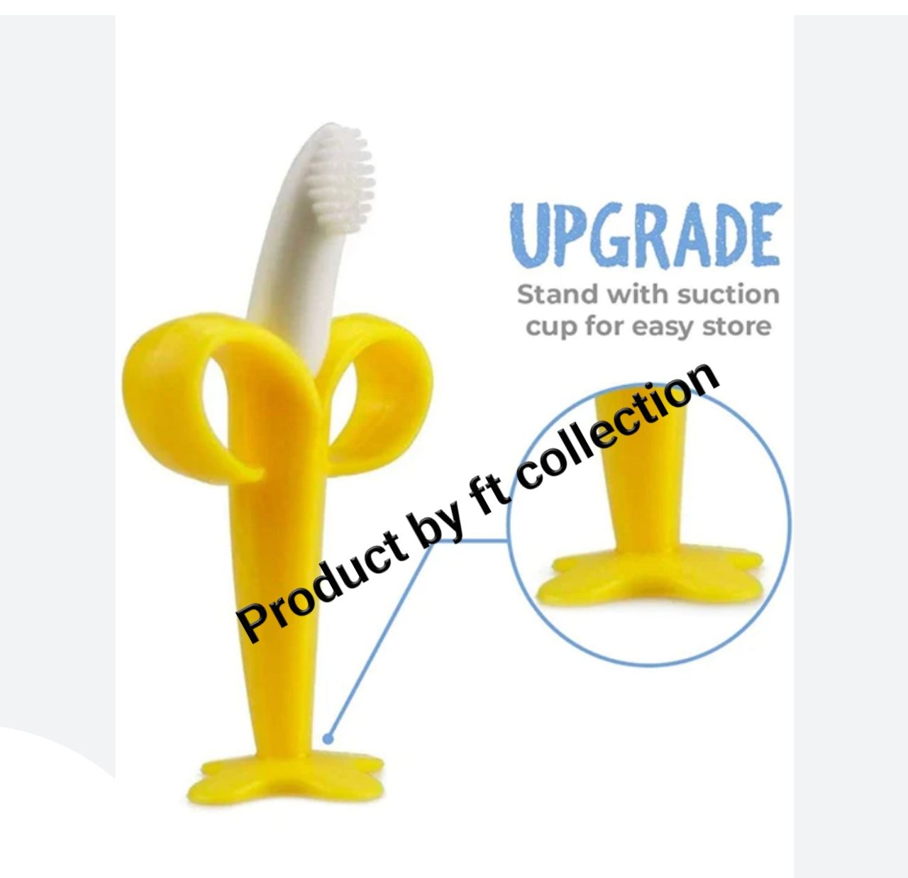 Baby Banana Teether With Suction Base Soothing Teething Toy For Infants, BPA-Free And Easy To Clean Banana Shape Silicone Baby Teether, Baby Teether Toy, Baby Accessories, Baby Silicone Banana Teether, Teether For Babies And Infants, Very Soft Banana