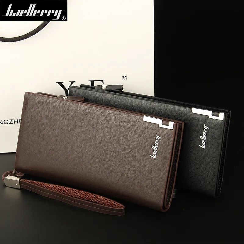 Baellerry Long Wallet For Women Slim Money Mobile
Men Leather Wallet Card Holder