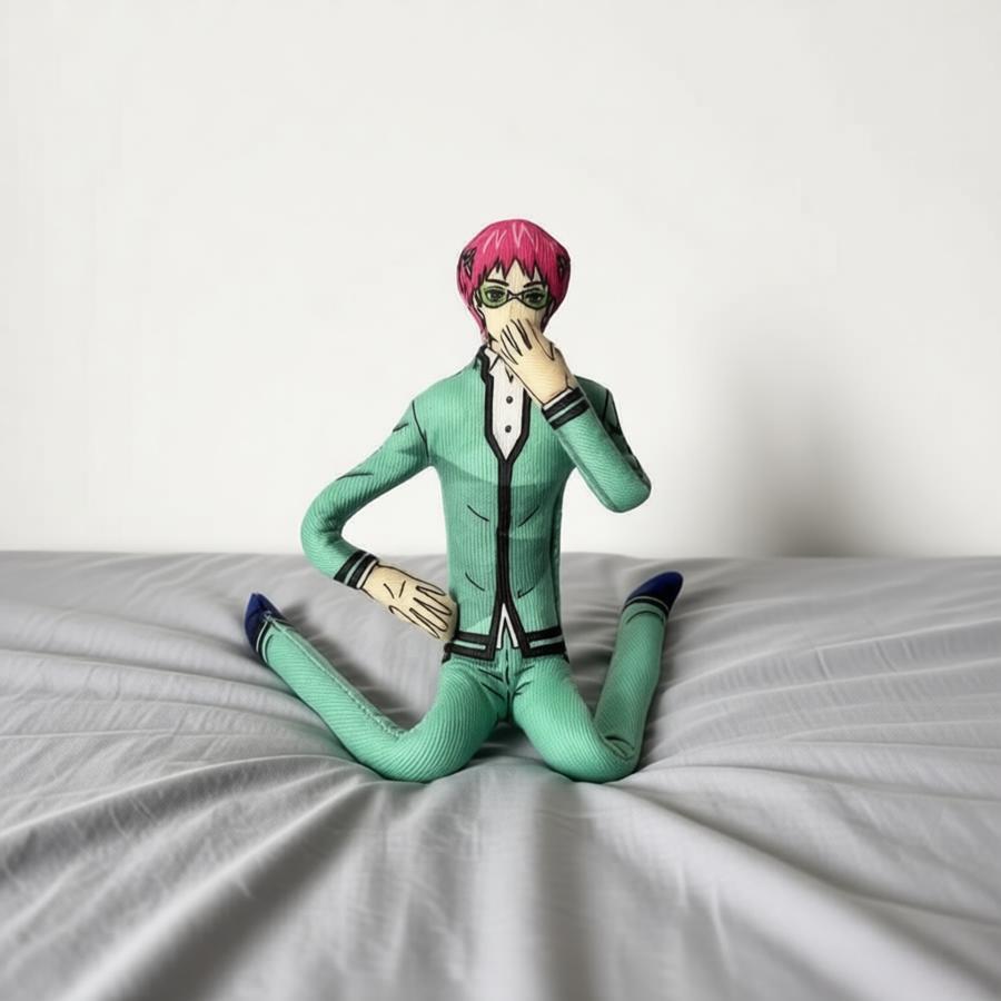 The Disastrous Life of Saiki K Saiki Kusuo Twistable Shape Abstract Cartoon Anime Figure Doll Cosplay Toy Kids Birthday 