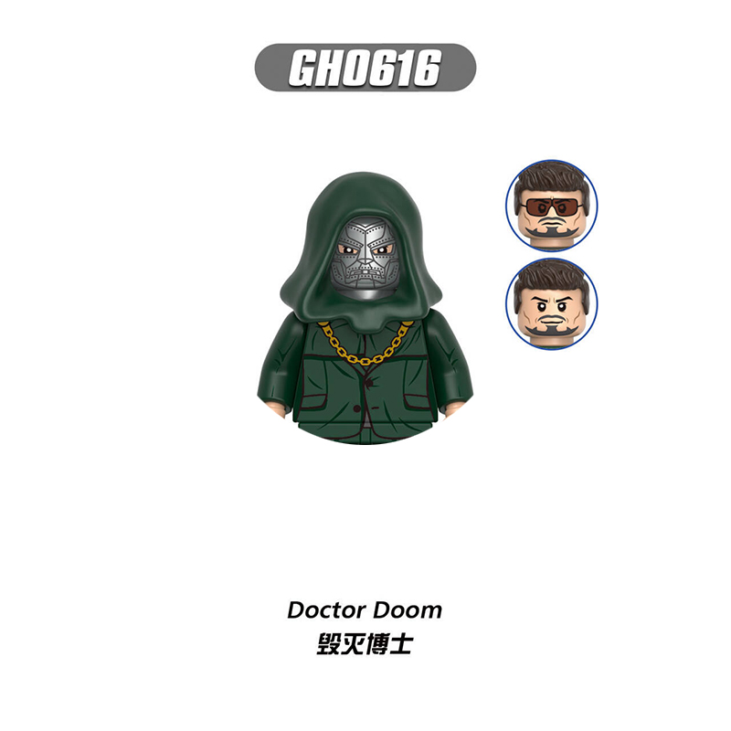 Doctor Doom Building Blocks 2026 Marvel Bricks Mini Action Figures Model Kits Toys  For Kids Children Party Favors