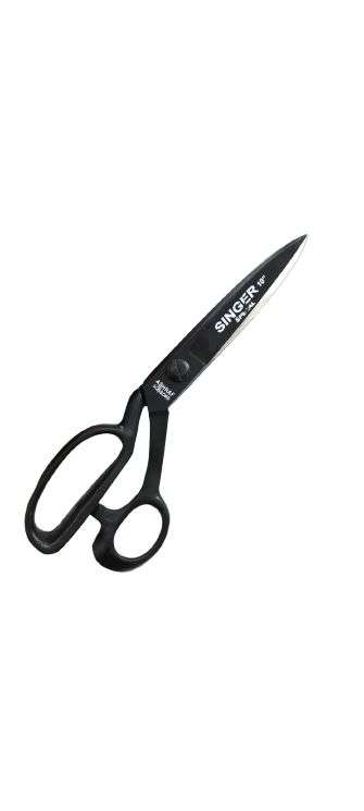 Singer Sewing Scissors Set Includes 10 inch Heavy Duty Tailor Shears, Black