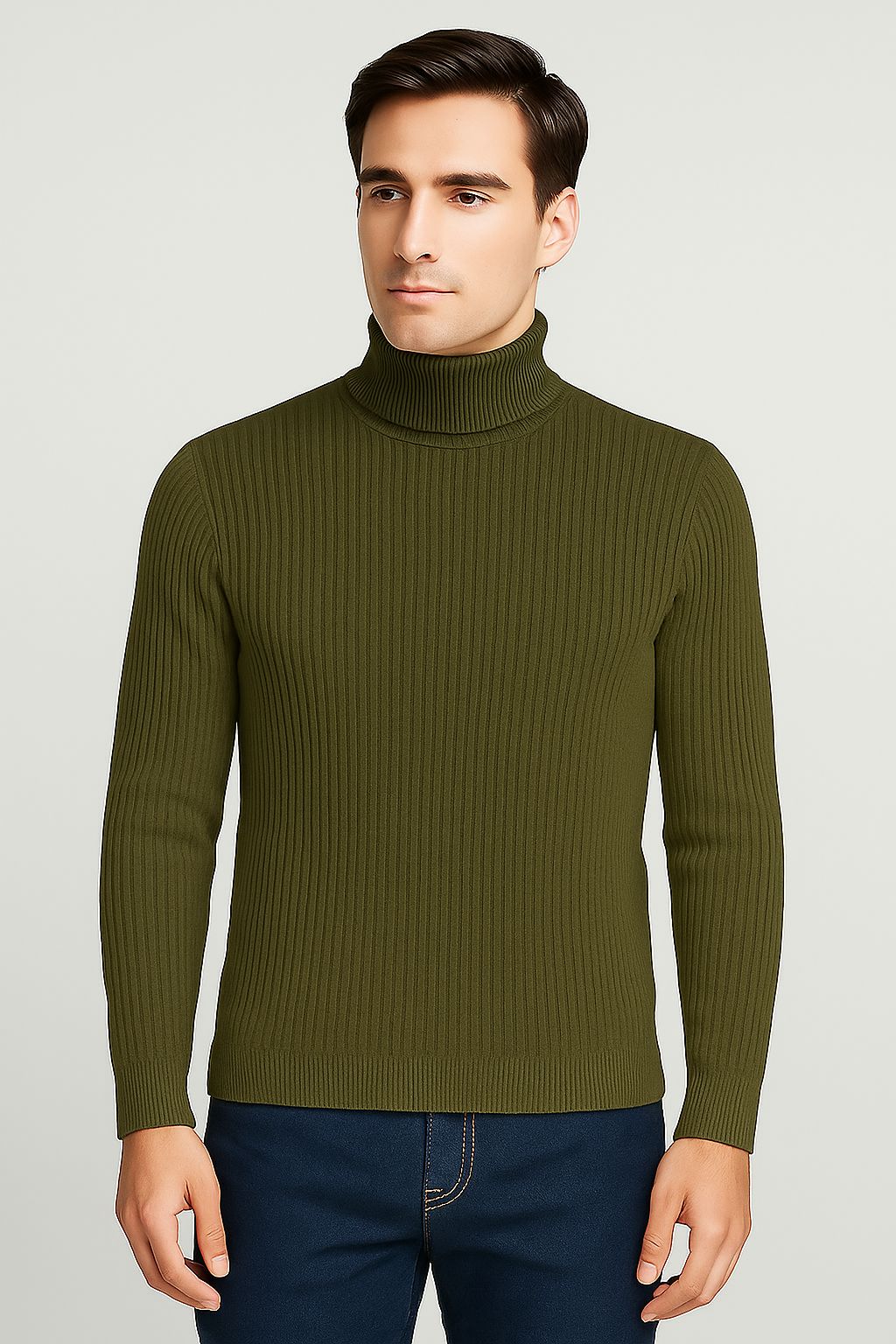 High Neck For Men & Boys Slimfit High Neck For Boys. Winter Long sleeves Turtleneck