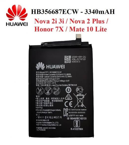 Huawei Mate 10 Lite Battery HB356687ECW With 3340mAh