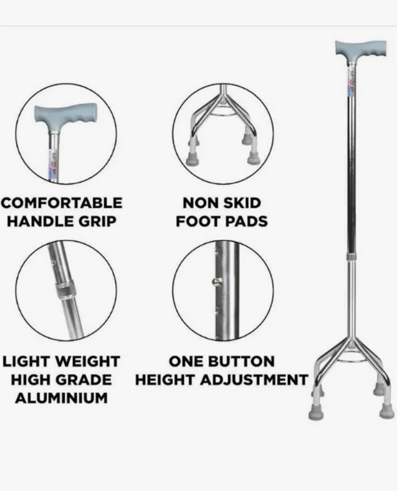 Walking Stick Four Pad Ring Old Age People man woman