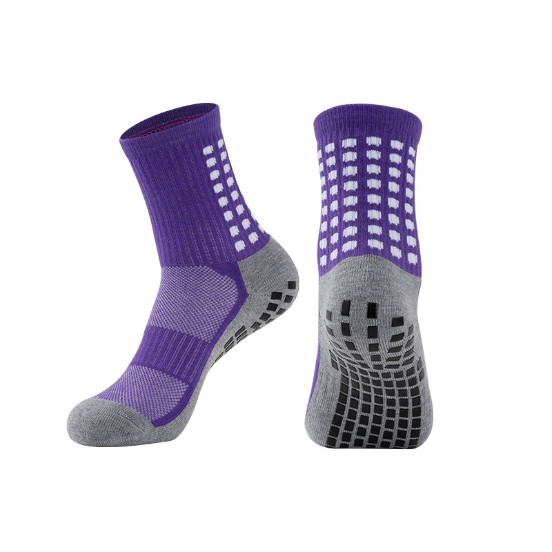 Anti-slip Football Socks Non-slip Soccer Basketball Tennis Outdoor Sport Socks Grip Cycling Riding Men Socks