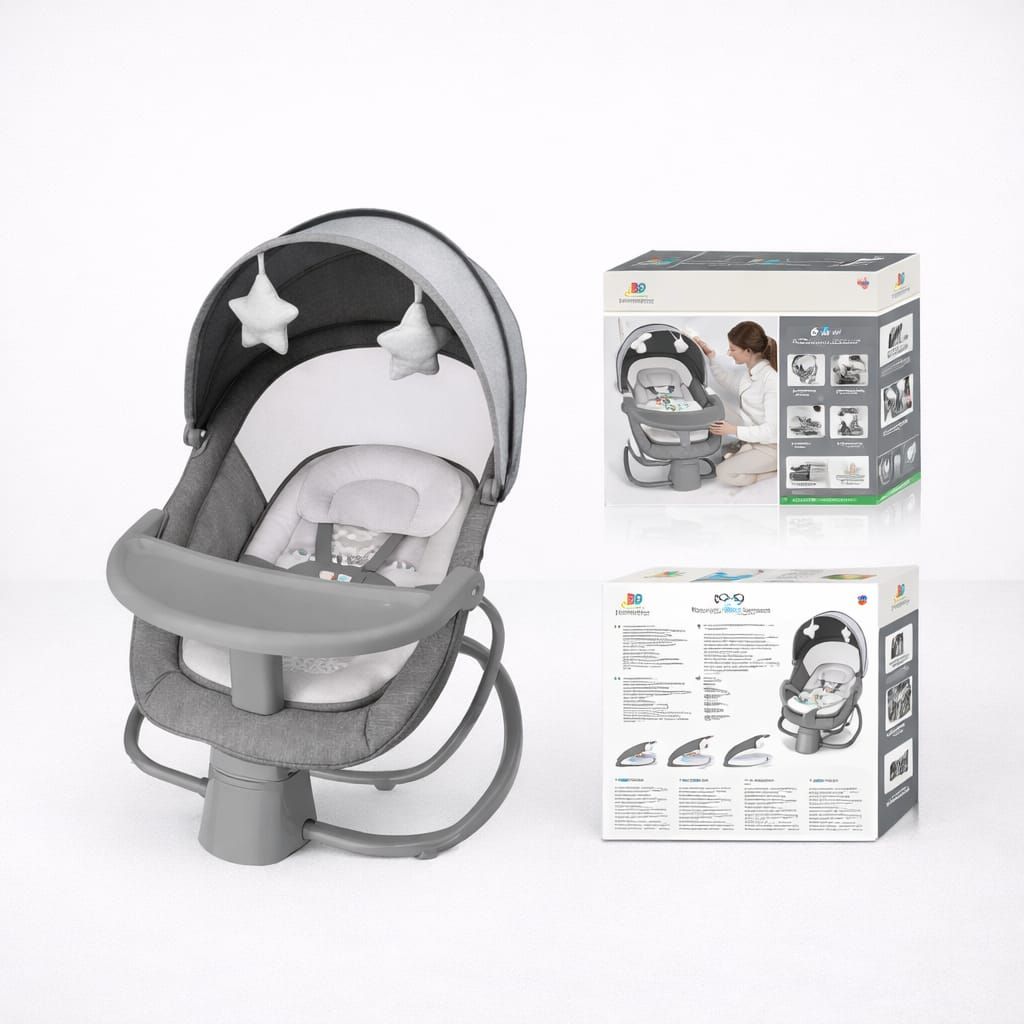 Auto Digital Electric Baby Swing Baby Rocker Baby Cot Baby Crib Smoothly Functional Jhoola