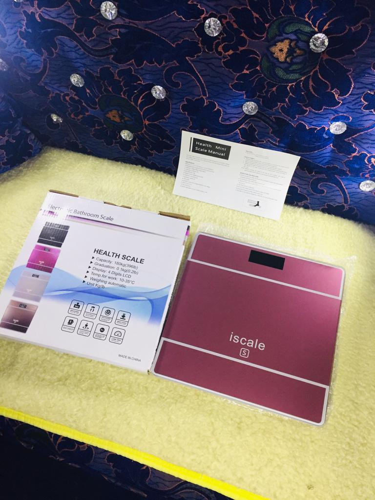 Digital Weight Machine – Personal Body Weighing Scale | Auto On/Off Smart Scale for Home, Gym & Fitness Use | Accurate LCD Display (Random Color)
