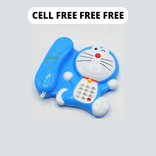 Gaza toy shop Doremon Telephone for Kids Learning Talk on
Phone / Doraemon Telephone Set with free cell for Kids /
Telephone Toys for Kids, Girls and Boys /
Musical Doraemon Toys