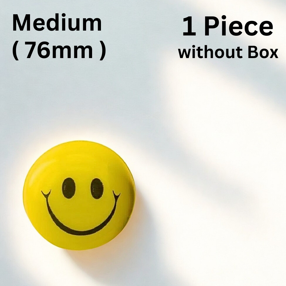 Hand Exercise Physio Ball Smiley Face Soft Grip Stress Relief Ball with Box 63mm 76mm Size 1 to 6 Pcs for Finger Training Hand Grip Strength Relaxation Dexterity Practice for Home Office Study School Educational Learning Science & Fitness Activity Medipro