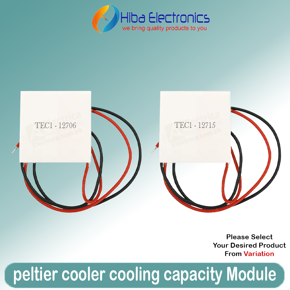 TEC1-12706 TEC1-12715 12V Peltier Thermoelectric Cooler Module Cooling Plate for DIY Electronics Projects