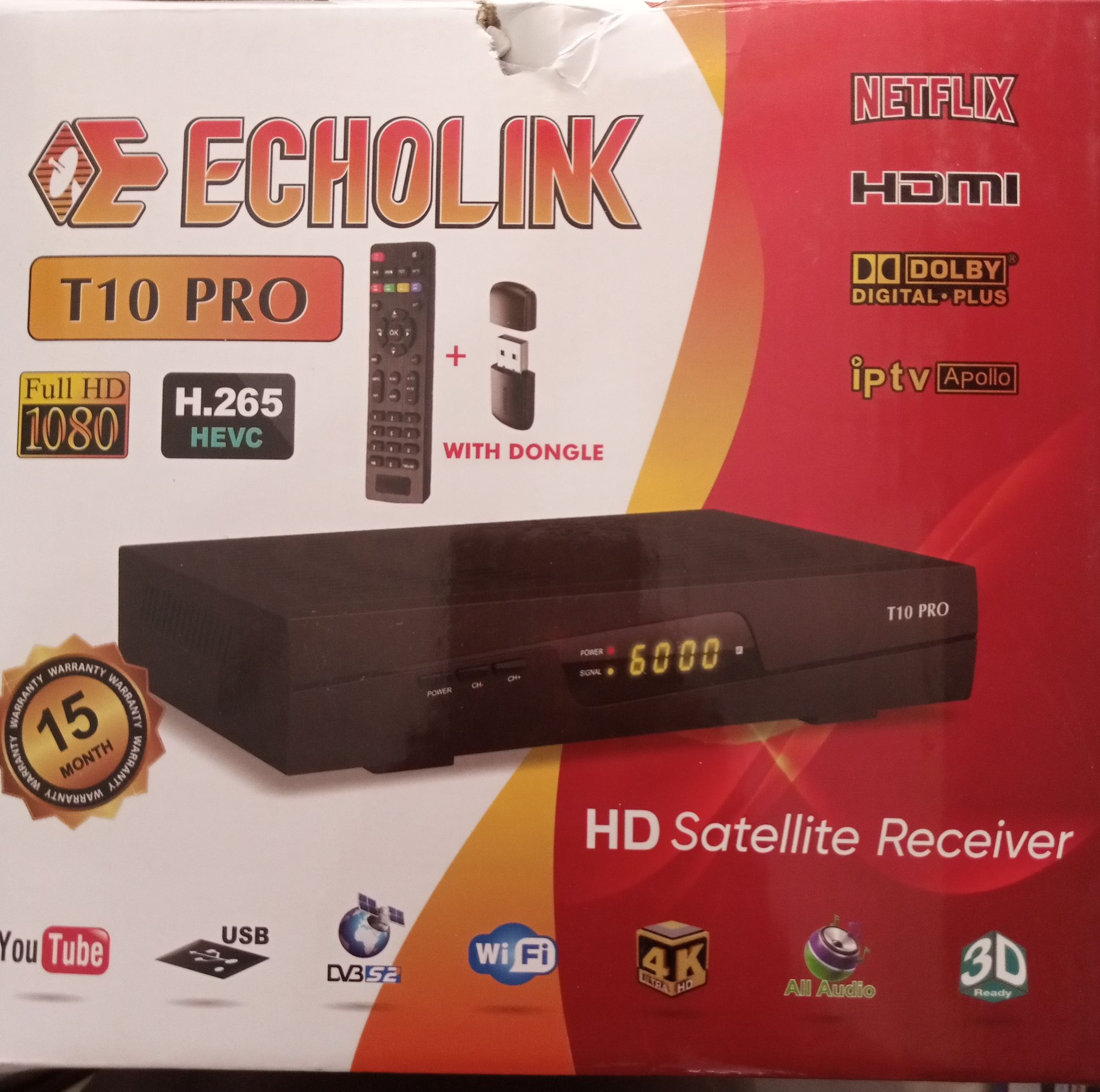 ECHOLINK T10 PRO Receiver Daraz.pk