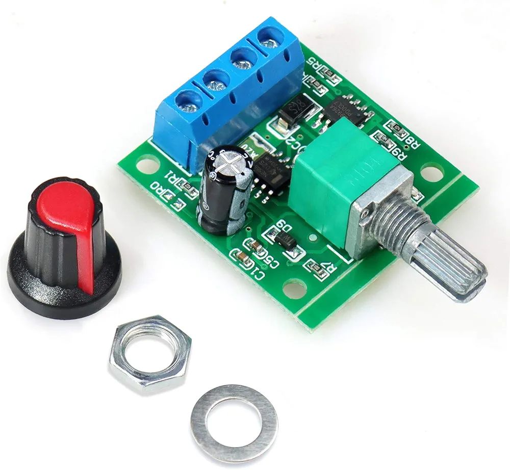 PWM 2A DC Motor Speed Control Module DC 1.8V 3V 5V 6V 12V 2A 1803BK LED ...