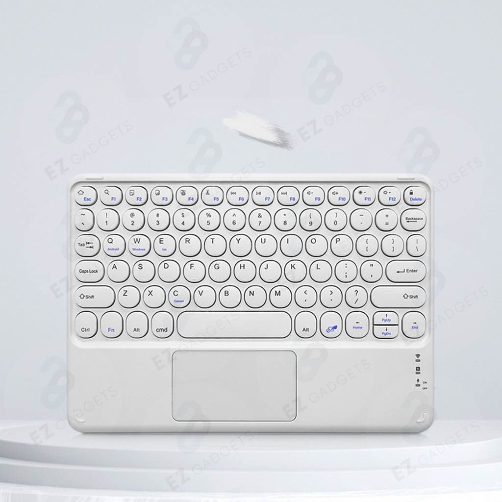 Wireless Keyboard With Touchpad Rechargeable Ultra Slim 3 Days Battery Timing For Tablet-Laptop-Mobile-Smart led And Other devices
