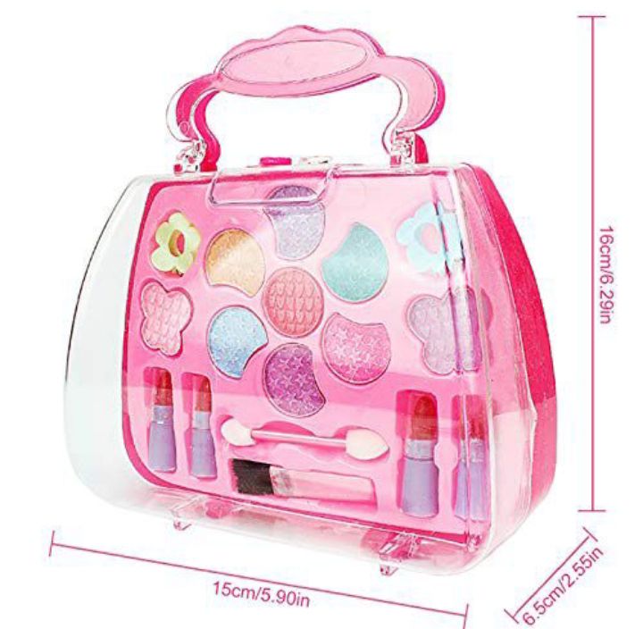 Kids Makeup Kit Safe Portable Creative Hand-held Pretend Makeup Toys Makeup Play