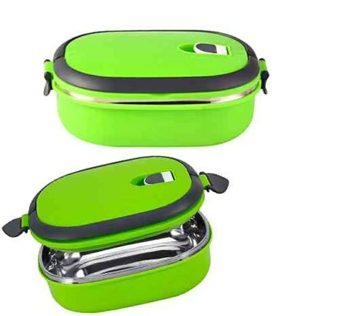 Stainless Steel Insulated Square Lunch Box for Children, Kids and Adult