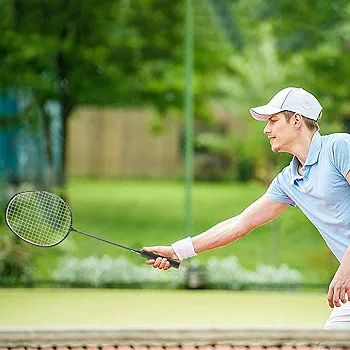 Badminton Racket Set, 2 Player Badminton Racket Set, Alloy Rackets with Carrying Bag, Backyard Games, Badminton Set for Garden, Beach, Family Fun Game Shakven