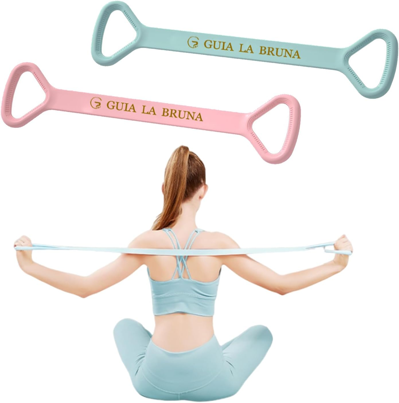 Fitness Resistance Band, Exercise Band Back Stretching Resistance Band for Women, High Elastic Soft Chest Expander Fitness Exercise, Workout Stretch Exercise Equipment price in Pakistan